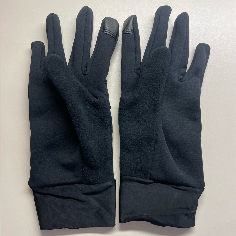 Adidas tech gloves smartphone touch screen tip black light weight black warm dry